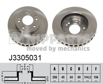 NIPPARTS J3305031 NIPPARTS J3305031