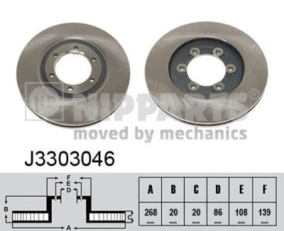 NIPPARTS J3303046 NIPPARTS J3303046