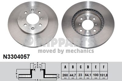NIPPARTS N3304057 NIPPARTS N3304057