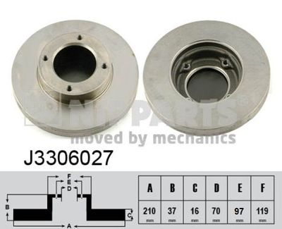 NIPPARTS J3306027 NIPPARTS J3306027