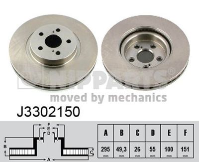 NIPPARTS J3302150 NIPPARTS J3302150
