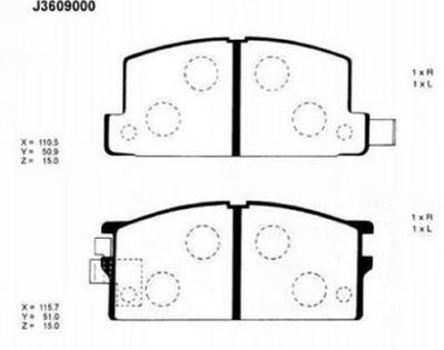 NIPPARTS J3609000