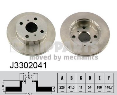 NIPPARTS J3302041 NIPPARTS J3302041