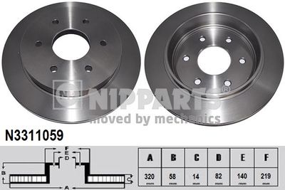 NIPPARTS N3311059