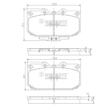 NIPPARTS J3601047