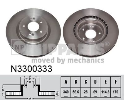 NIPPARTS N3300333