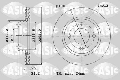 SASIC 2464W24J