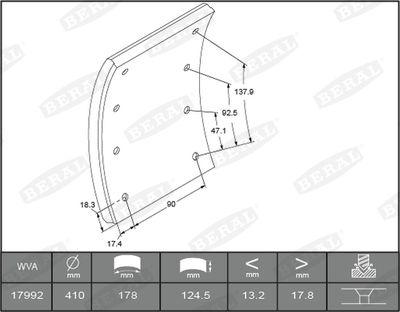 BERAL KBL17992.1-1627 BERAL KBL17992.1-1627