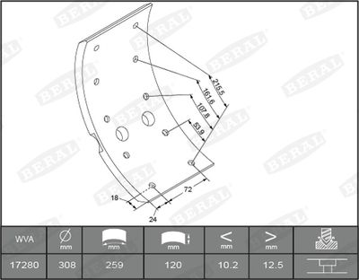 BERAL KBL17280.1-1561 BERAL KBL17280.1-1561