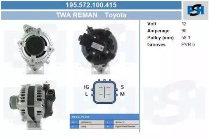 CV PSH 195.572.100.415 CV PSH 195.572.100.415