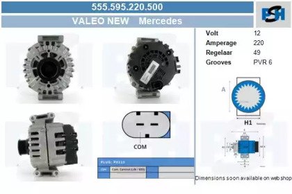 CV PSH 555.595.220.500 CV PSH 555.595.220.500