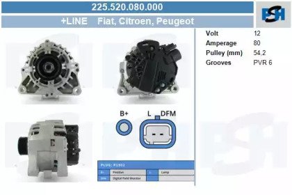 CV PSH 225.520.080.000