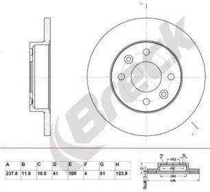 BRECK BR 005 SA100