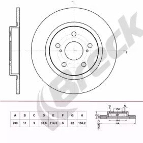 BRECK BR 064 SA100