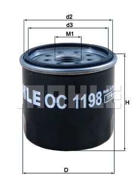 MAHLE OC 1198