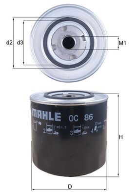 MAHLE OC 86