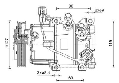 MAHLE ACP 1464 000P