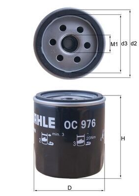 MAHLE OC 976