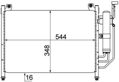 MAHLE AC 608 000S