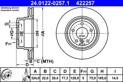 ATE 24.0122-0257.1 ATE 24.0122-0257.1