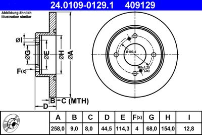ATE 24.0109-0129.1 ATE 24.0109-0129.1