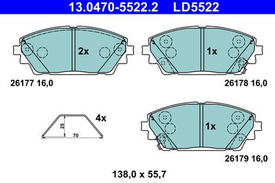 ATE 13.0470-5522.2 ATE 13.0470-5522.2