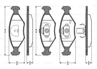 BOSCH 0 986 TB2 605