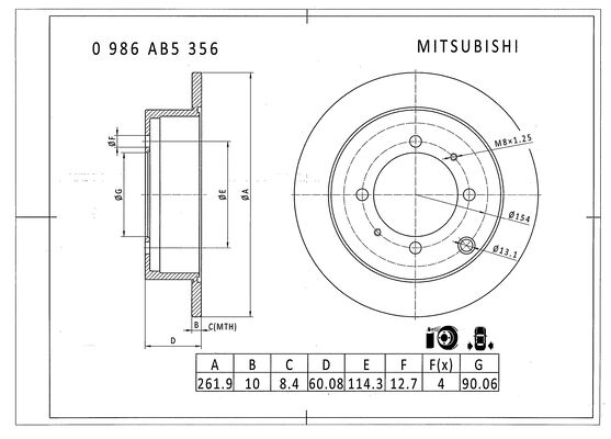 BOSCH 0 986 AB5 356