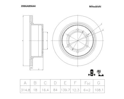 BOSCH 0 986 AB9 644