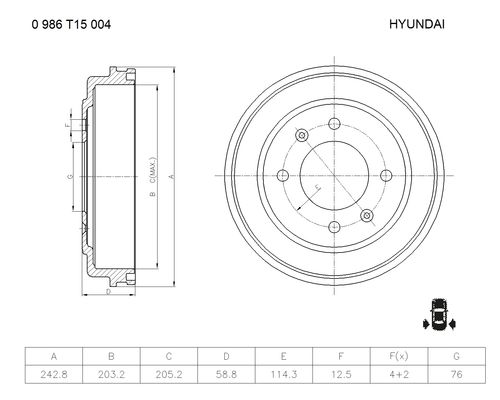 BOSCH 0 986 T15 004