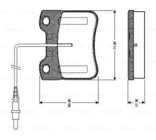 BOSCH 0 986 TB2 582