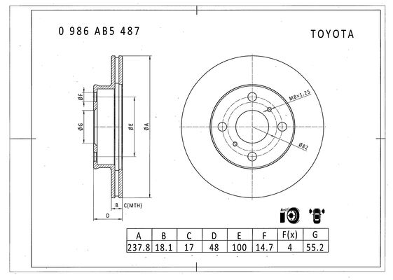 BOSCH 0 986 AB5 487