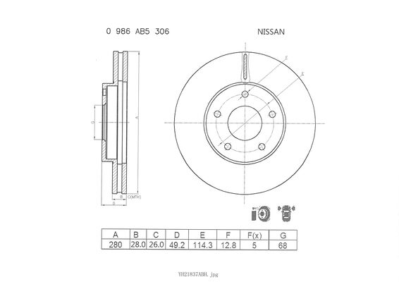 BOSCH 0 986 AB5 306