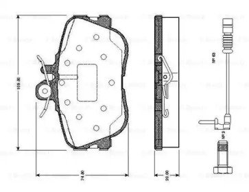 BOSCH 0 986 TB2 024