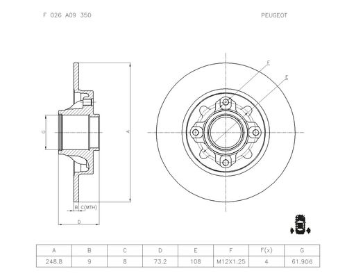 BOSCH F 026 A09 350