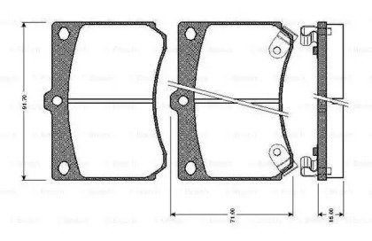 BOSCH 0 986 TB2 186