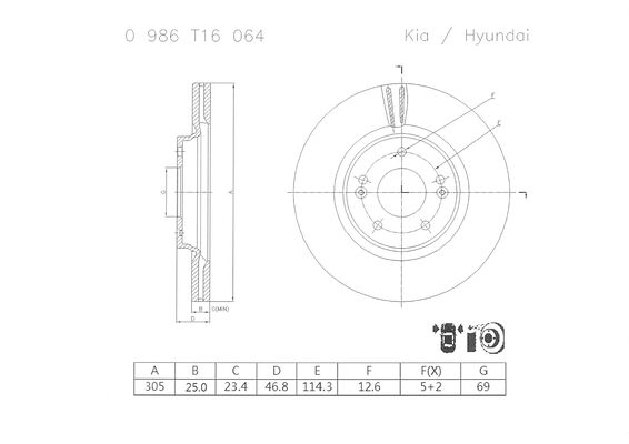 BOSCH 0 986 T16 064