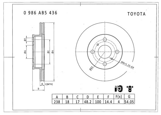 BOSCH 0 986 AB5 436