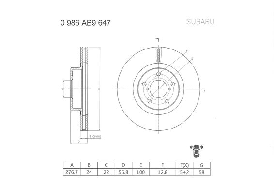 BOSCH 0 986 AB9 647