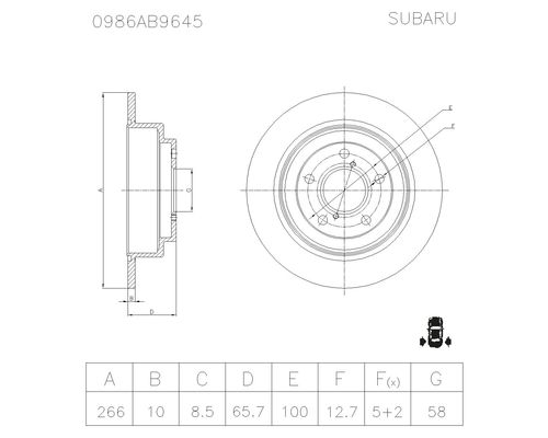 BOSCH 0 986 AB9 645