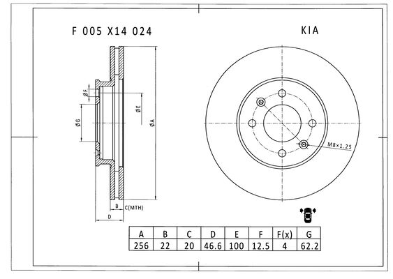 BOSCH F 005 X14 024