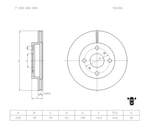 BOSCH F 026 A00 956