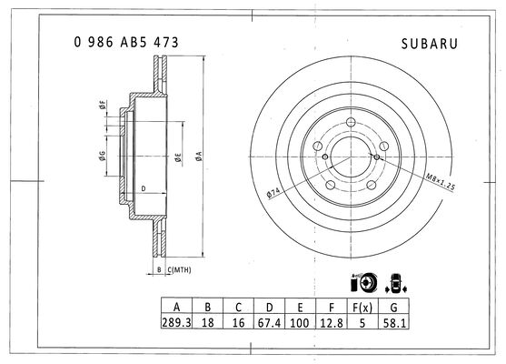 BOSCH 0 986 AB5 473