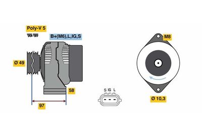 BOSCH 0 986 080 010