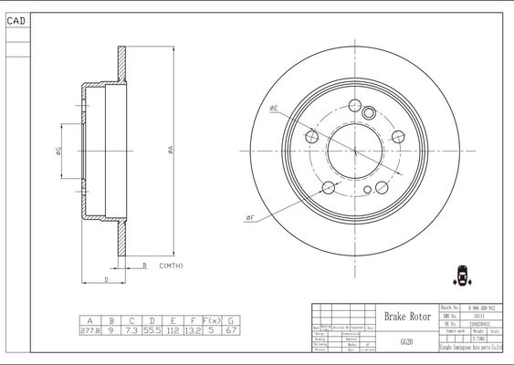 BOSCH 0 986 AB9 912