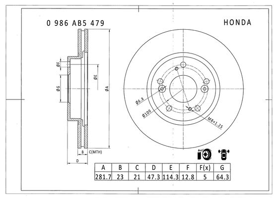 BOSCH 0 986 AB5 479