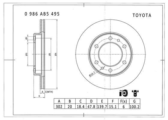 BOSCH 0 986 AB5 495