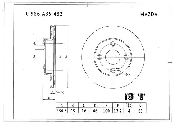 BOSCH 0 986 AB5 482