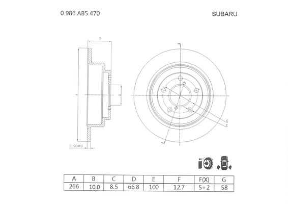 BOSCH 0 986 AB5 470