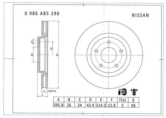 BOSCH 0 986 AB5 290